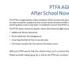 PTFA AGM after school 4th November